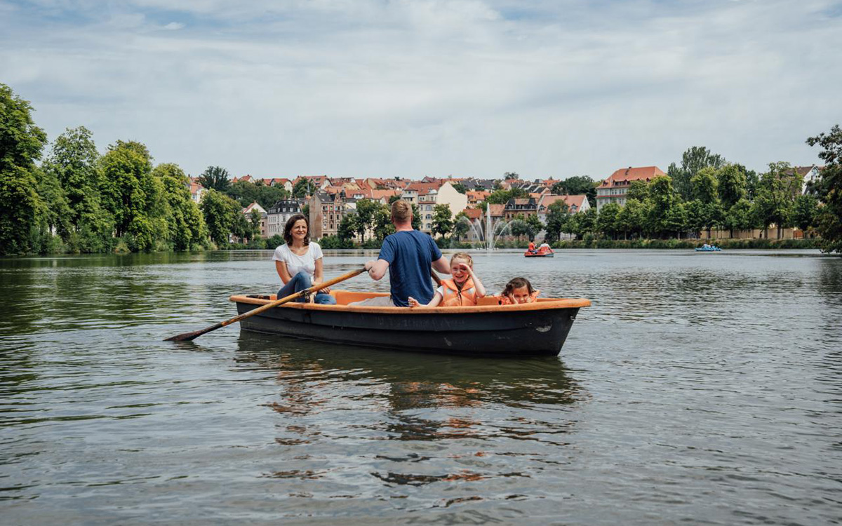 Bootsverleih am Großen Teich